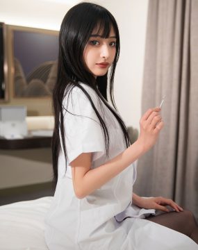 秀人网 No.10373 茂木希子 白色护士服